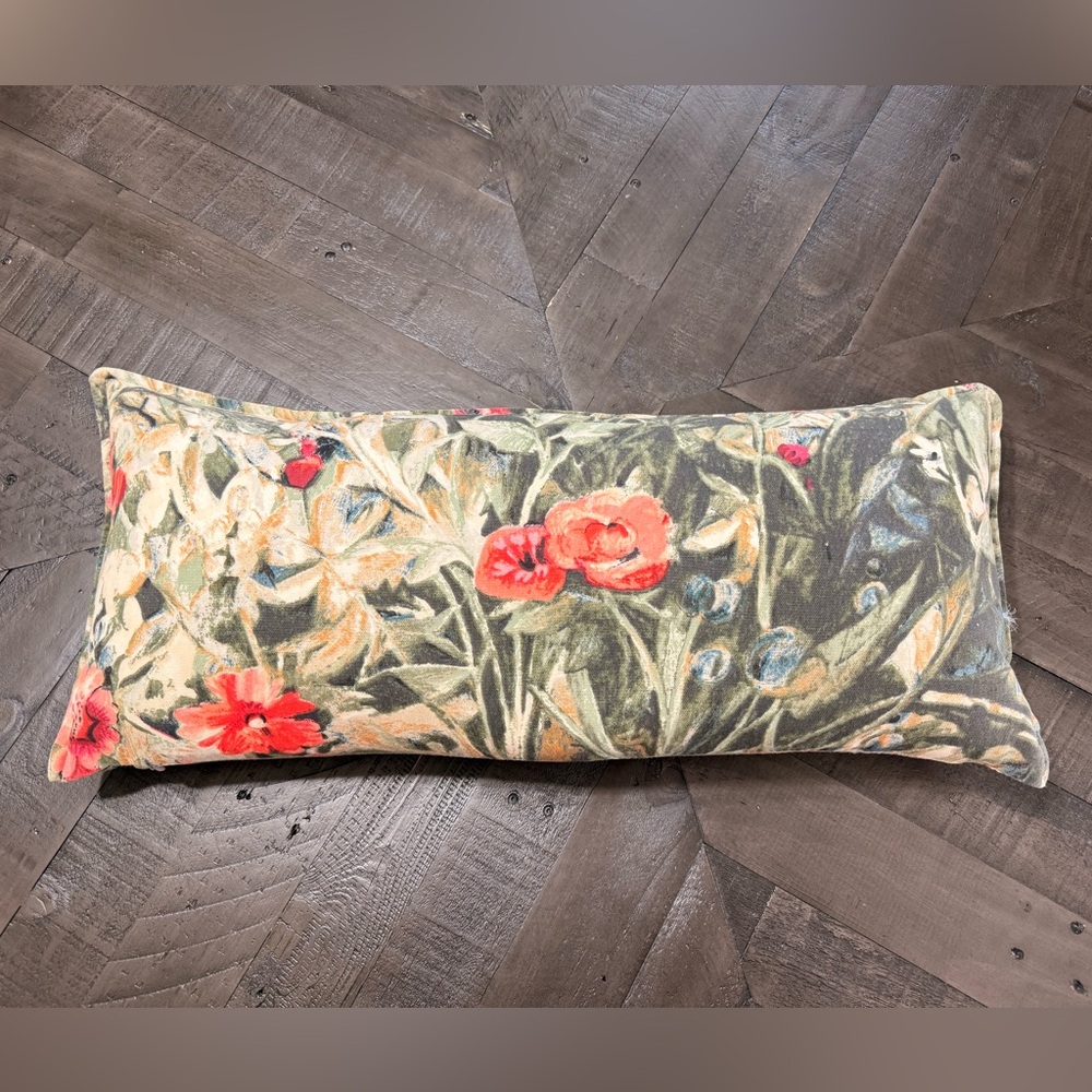 Tapestry Long Lumbar Throw Pillow NWOT
